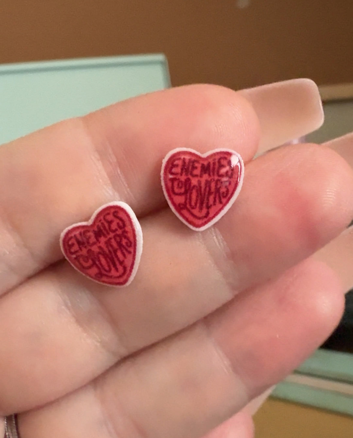 Enemies to lovers Stud Earrings