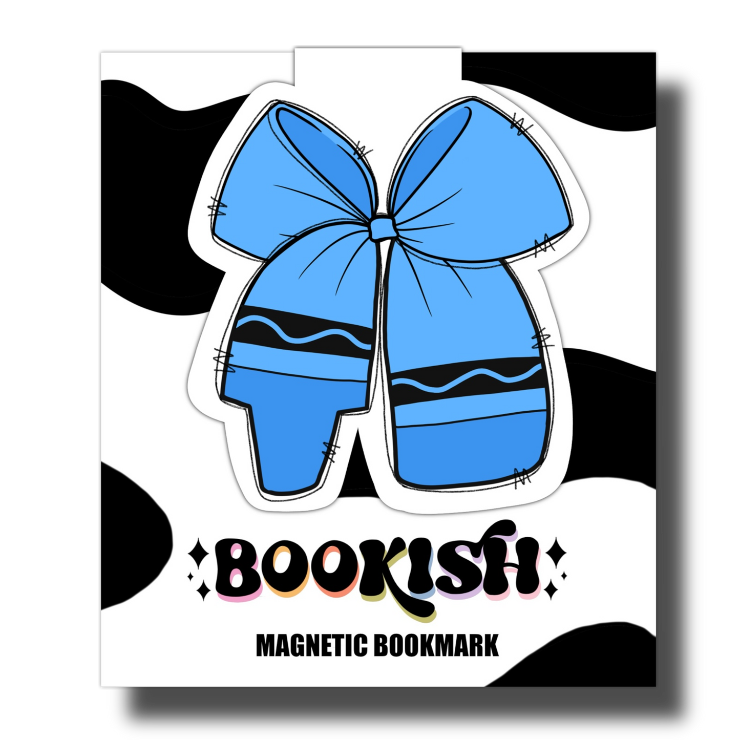 Blue Crayon | Magnetic Bookmark