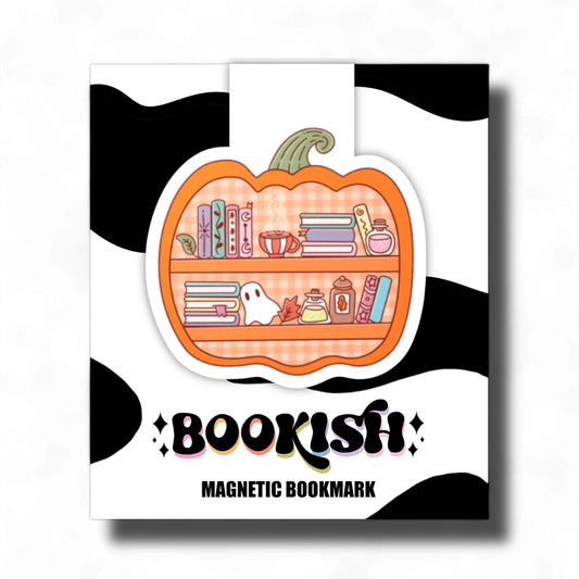 Bookish Pumpkin | Magnetic Bookmark