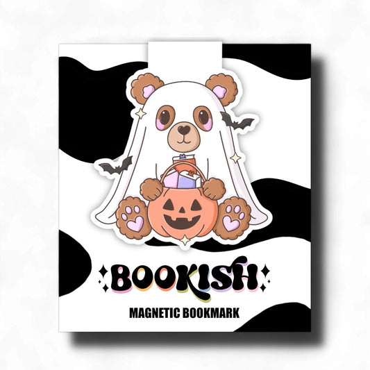 Teddy Bear Ghost | Magnetic Bookmark