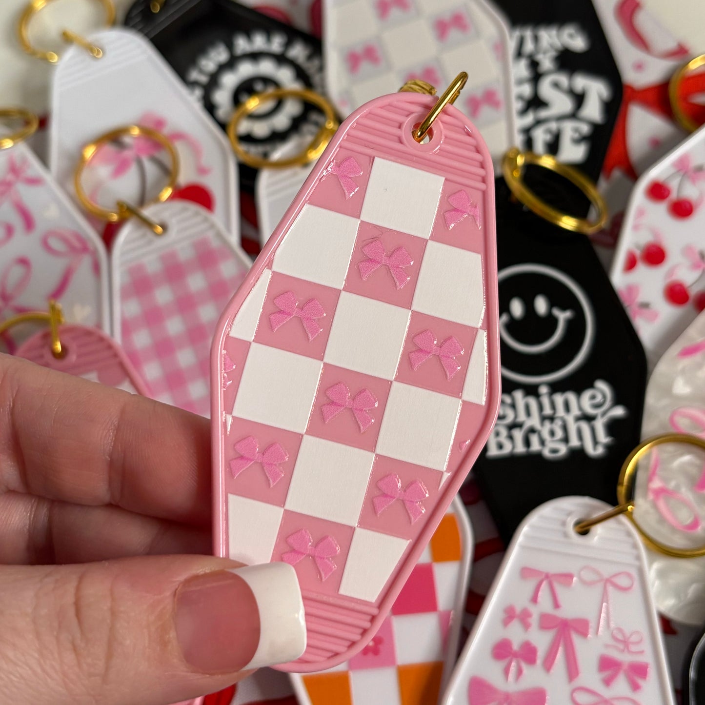 Retro Hotel Keychain (Choose A Style)