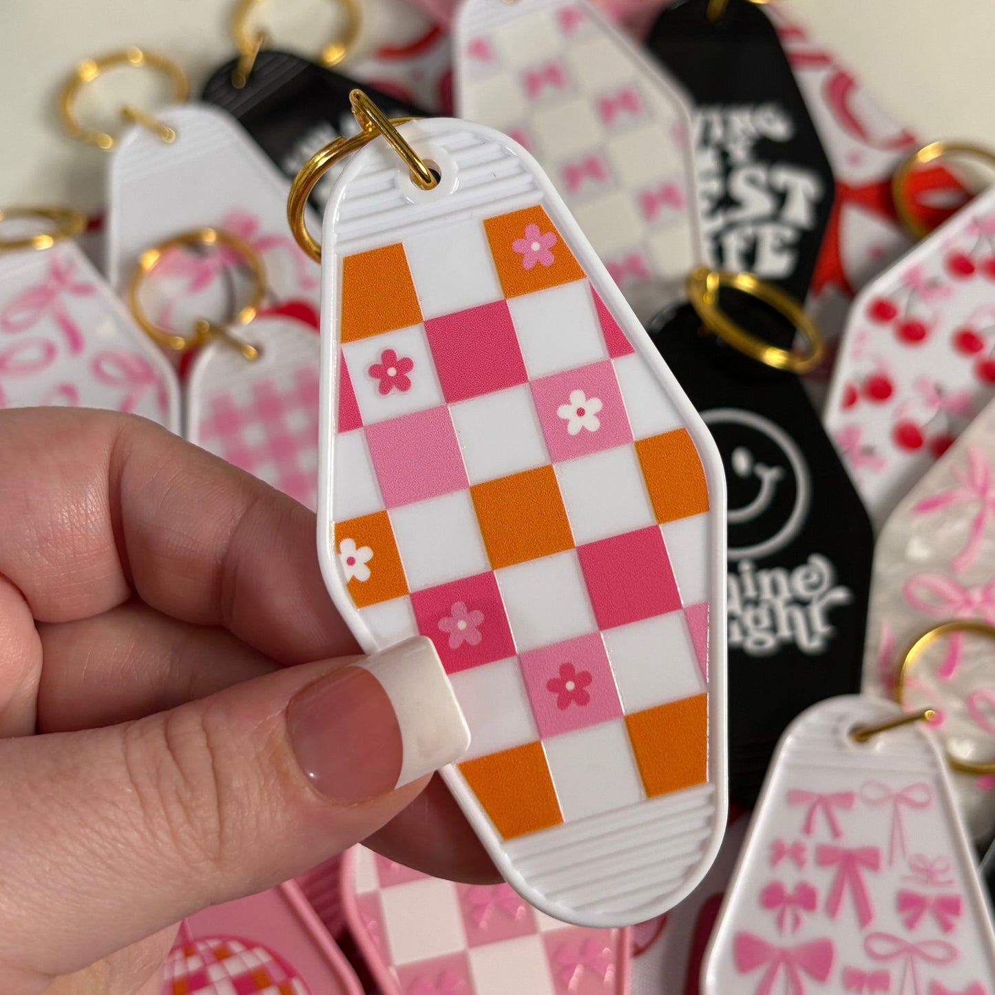 Retro Hotel Keychain (Choose A Style)