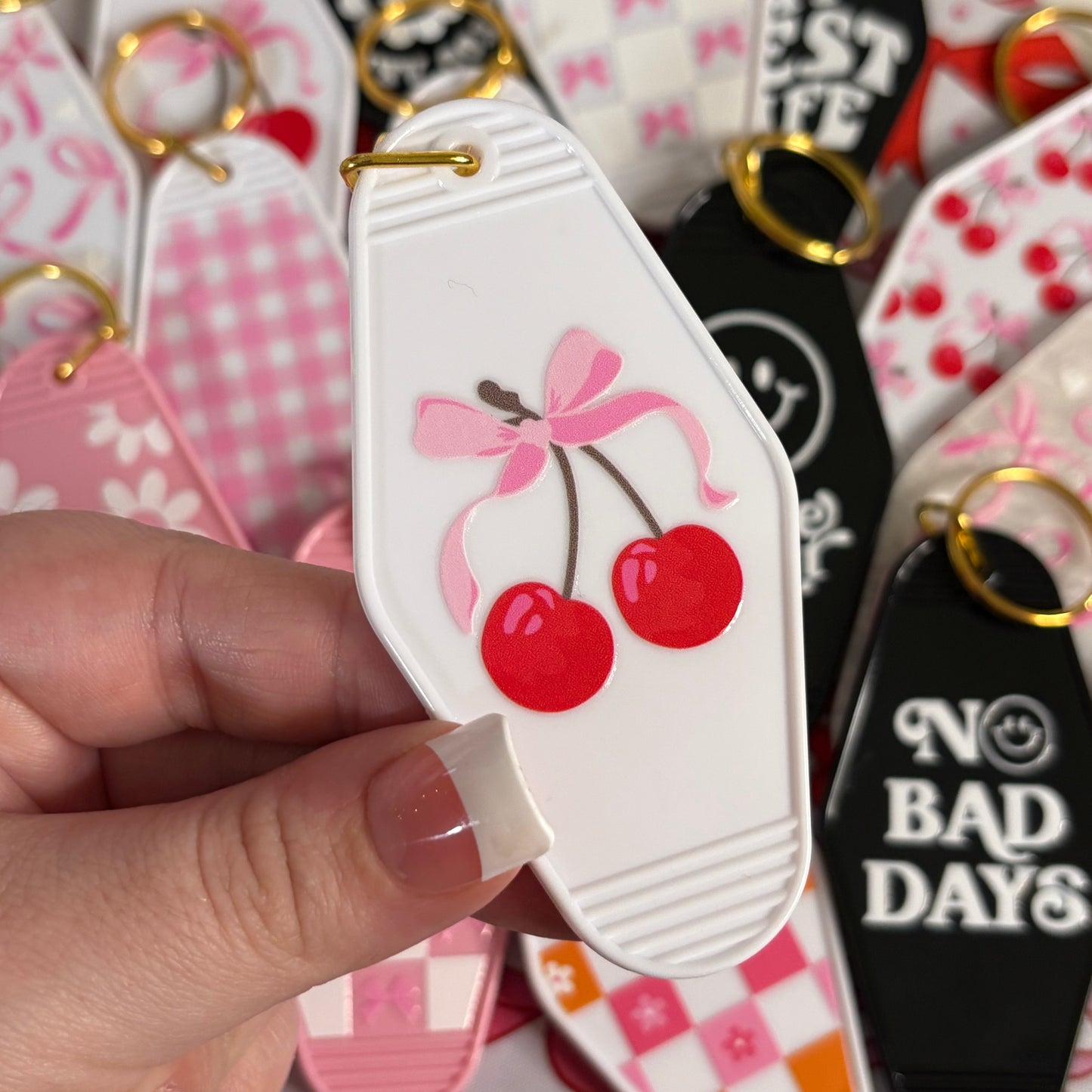 Retro Hotel Keychain (Choose A Style)