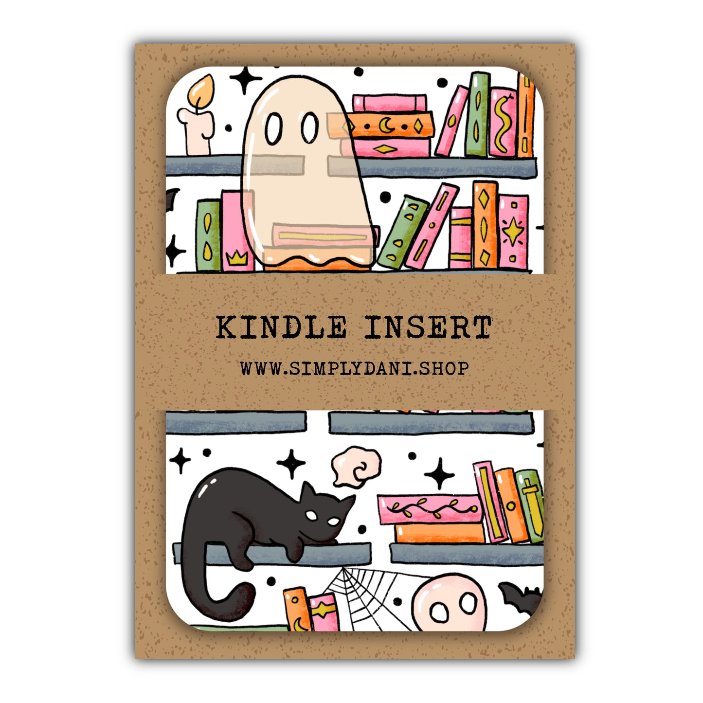 Spooky Shelf | Kindle Insert